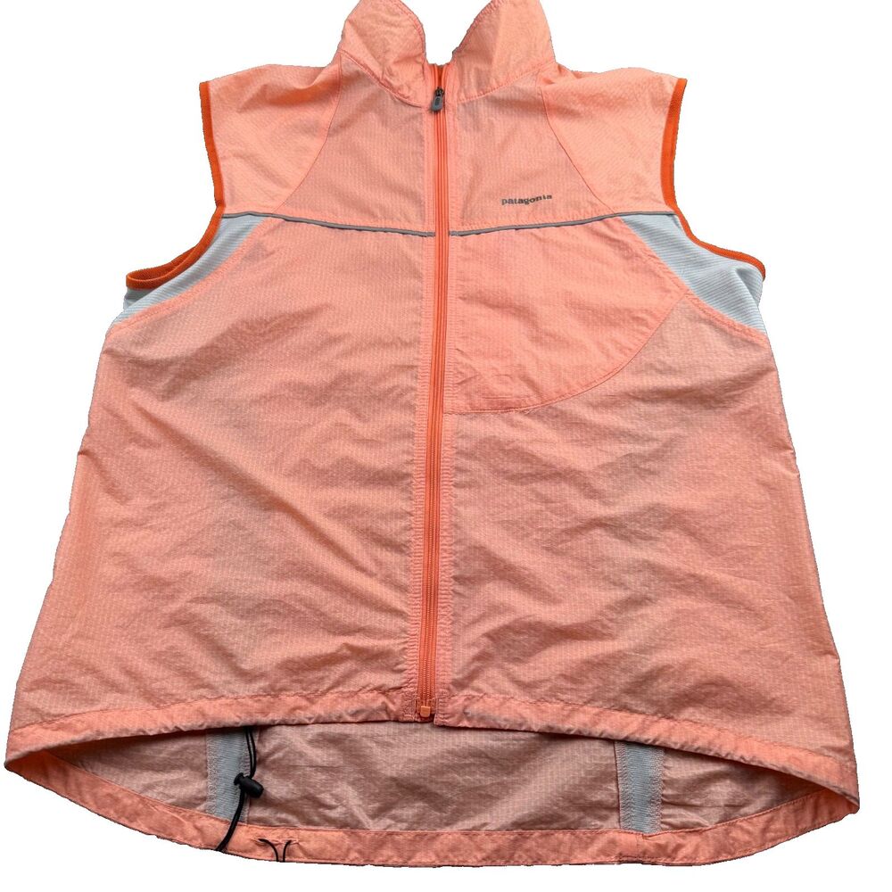 Patagonia Vest Women's M Nine Trails Lightweight Outdoor Peach Inside Pocket